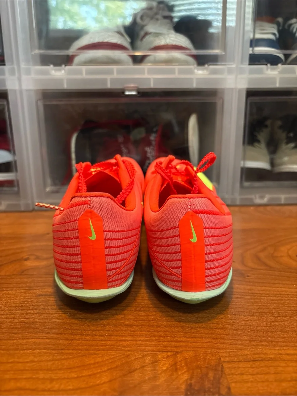 Nike Air Zoom Maxfly 2 Crimson Lime FD8395-600 Track Spikes Men’s Sz 6.5 NWOB